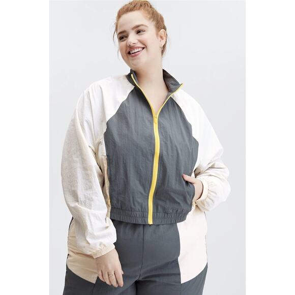 Women’s FABLETICS Alayia Track Jacket Sz 4X. NWT - Picture 1 of 5